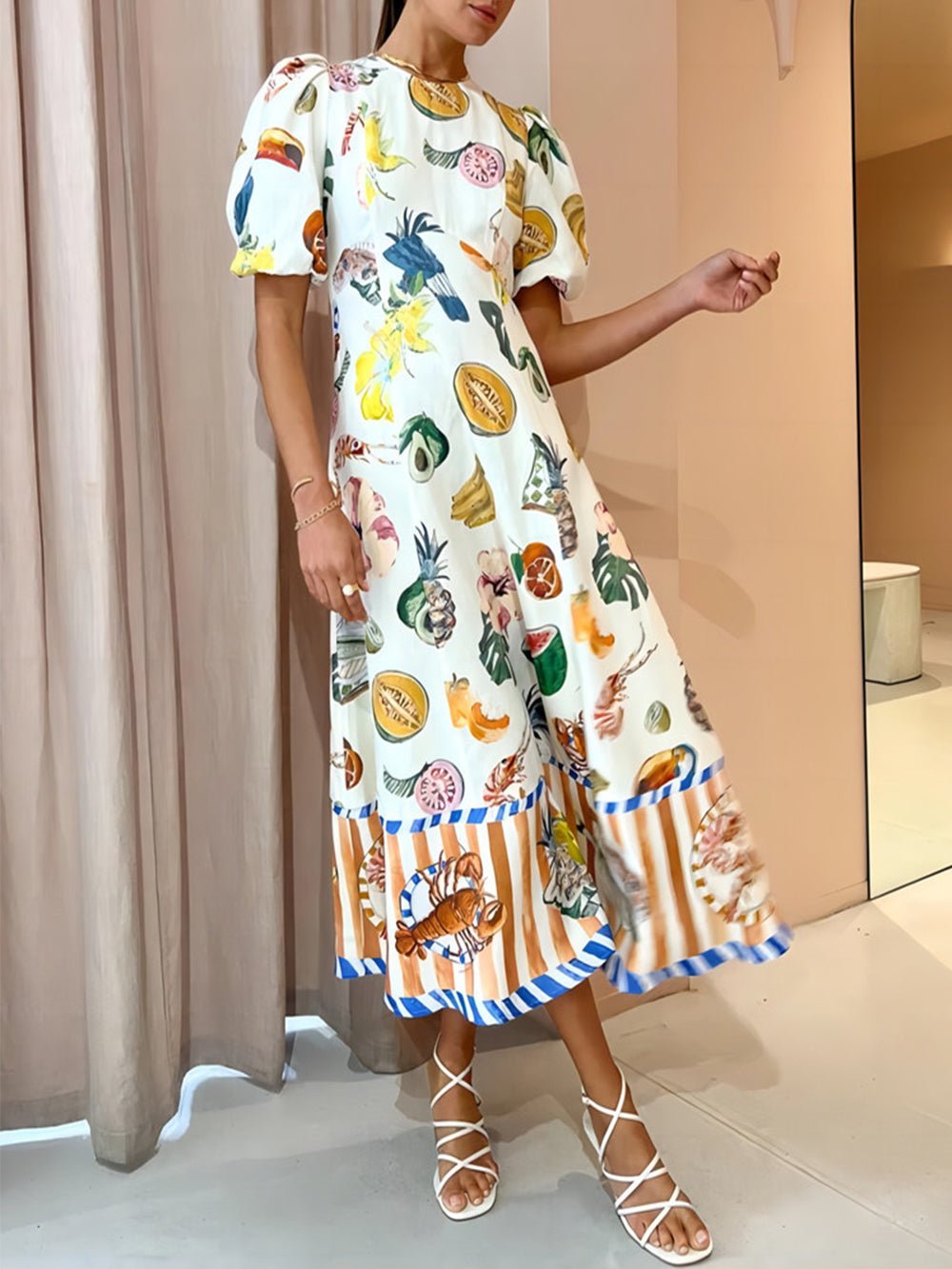 Pop Art Inspired Maxi Dress - TheBohoBloom