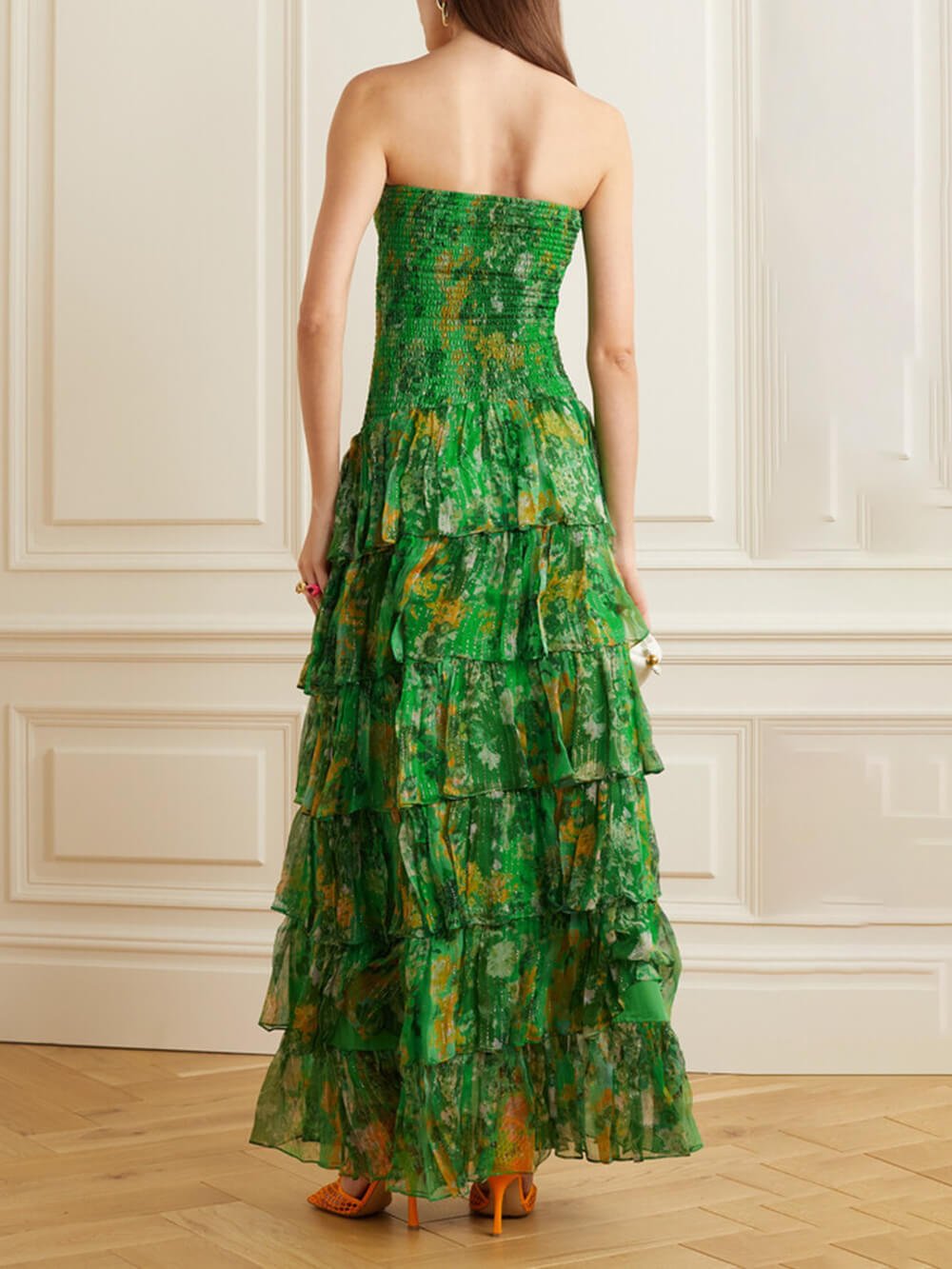 Verdant Whisper Layered Maxi Dress - TheBohoBloom