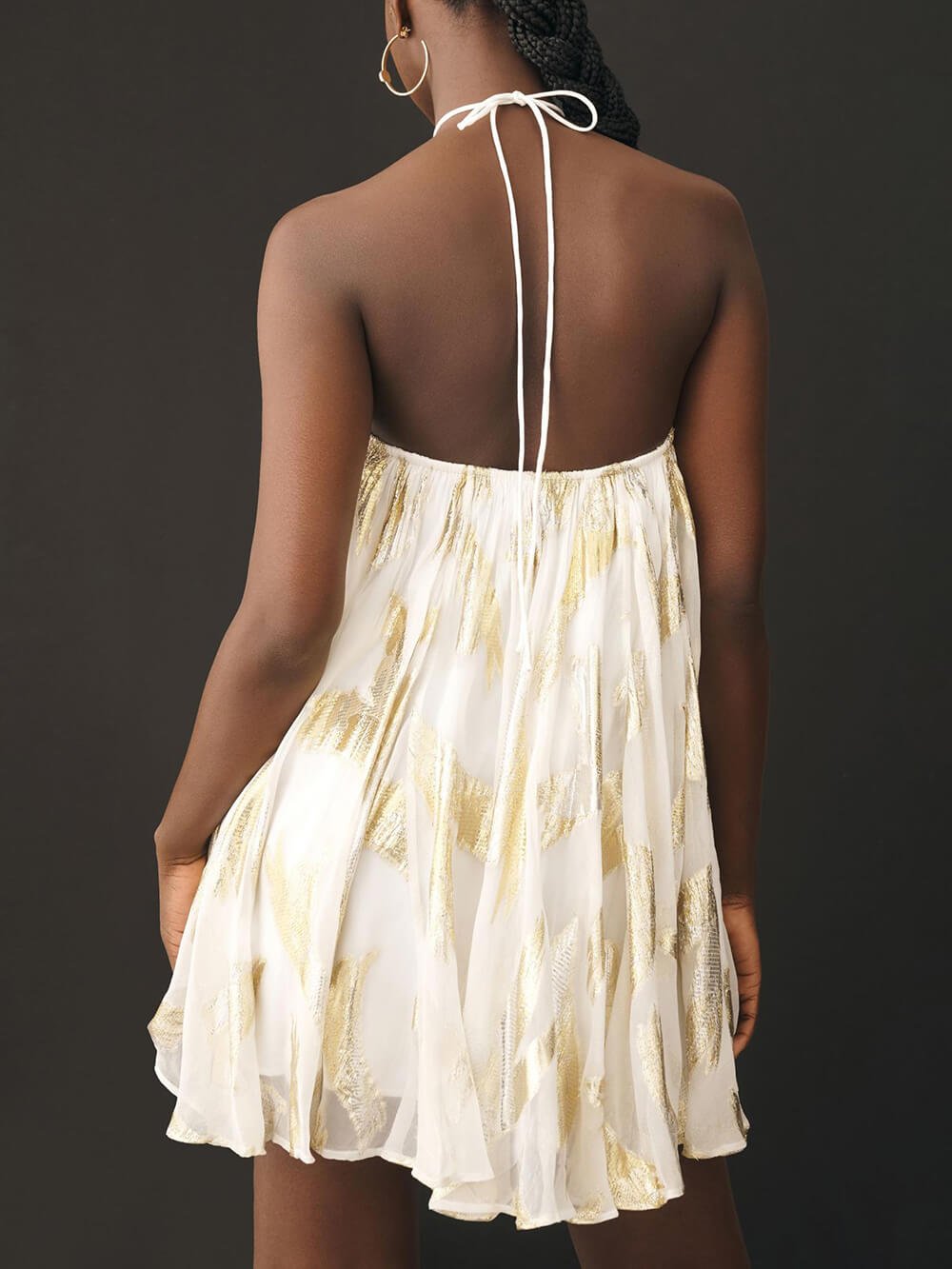 Glimmer Nights Halterneck Dress - TheBohoBloom