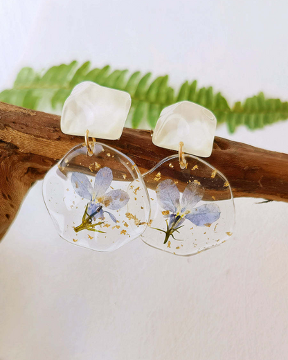 Dewkissed Blossom Stud Earrings