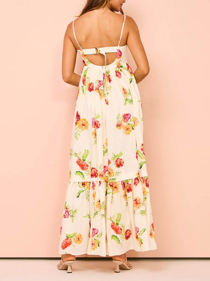 Floral Reverie Summer Maxi Dress - TheBohoBloom