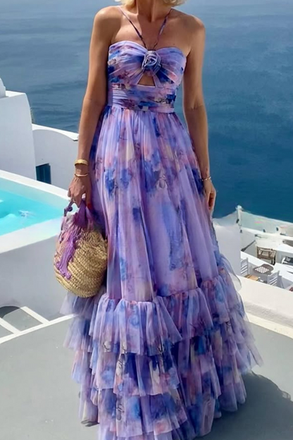Vestido largo Gardenfall de Mytharia