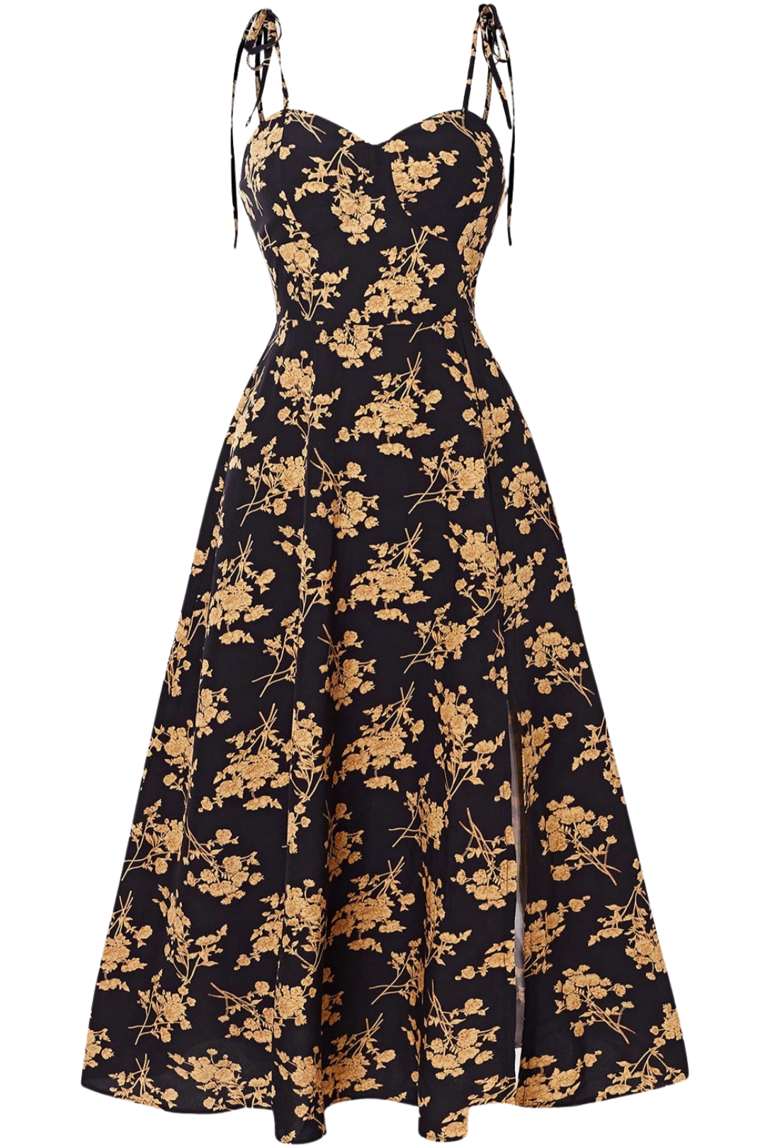 Sable Fleur Whimsy Midi Dress