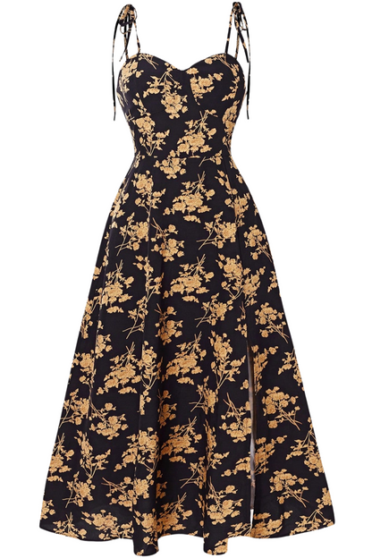 Sable Fleur Whimsy Midi Dress