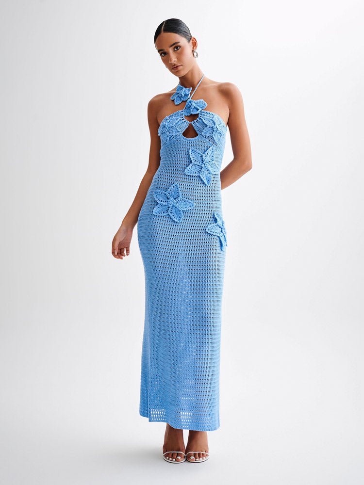 Petal Crochet Maxi Dress - TheBohoBloom