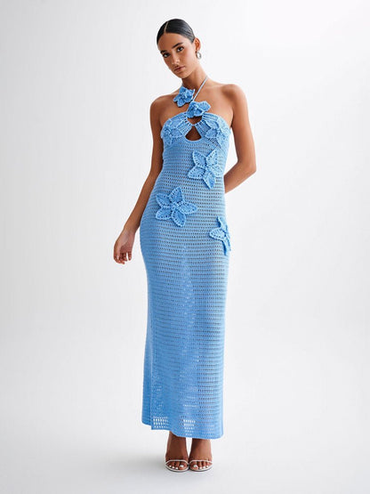 Petal Crochet Maxi Dress - TheBohoBloom