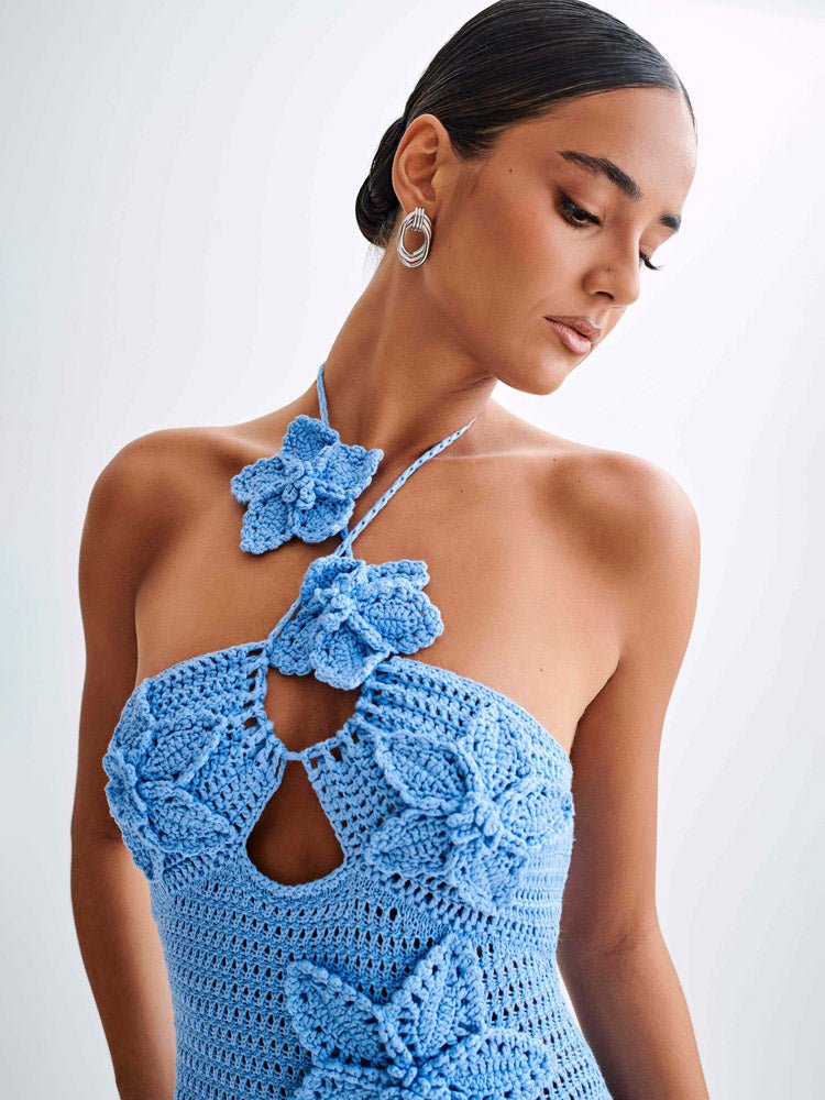 Petal Crochet Maxi Dress - TheBohoBloom