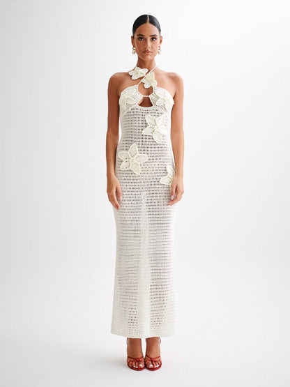 Petal Crochet Maxi Dress - TheBohoBloom