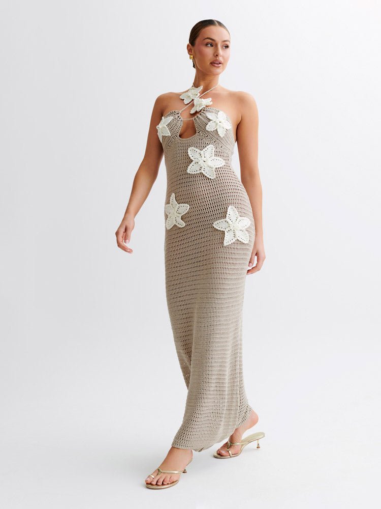 Petal Crochet Maxi Dress - TheBohoBloom