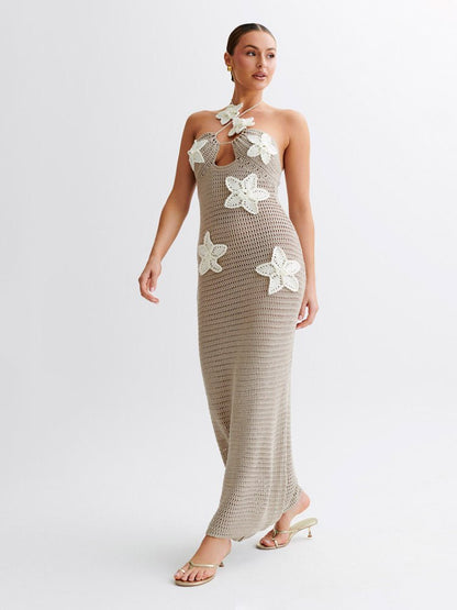 Petal Crochet Maxi Dress - TheBohoBloom