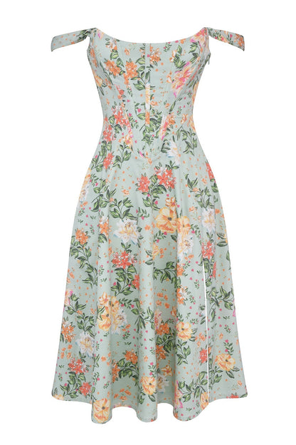 Sunday Bloom Reverie Midi Dress