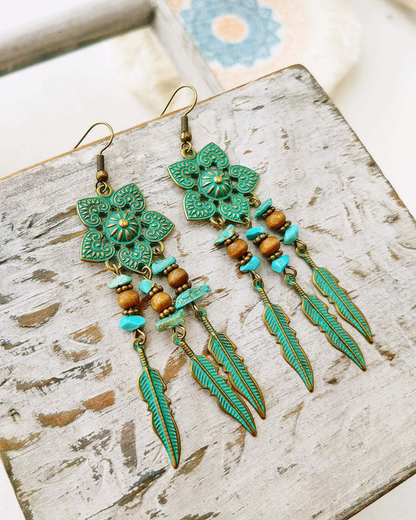 Pendientes de plumas Spirit Dancer