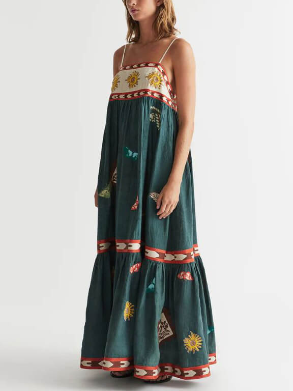Sun & Bloom Maxi Dress - TheBohoBloom