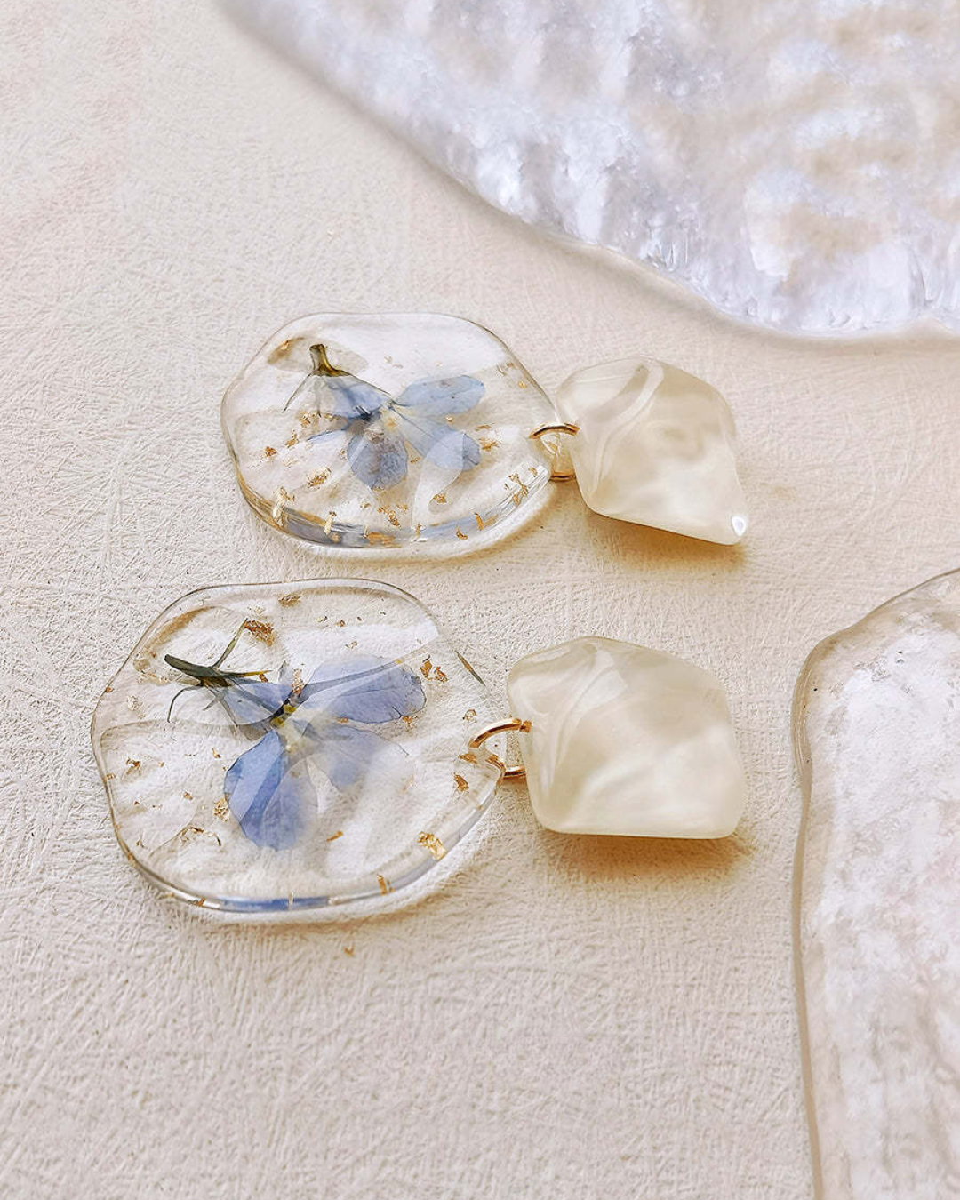 Dewkissed Blossom Stud Earrings
