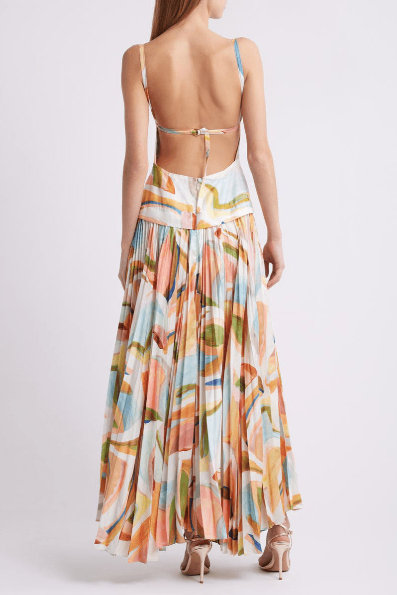 Brushstroke Muse Maxi Dress - TheBohoBloom