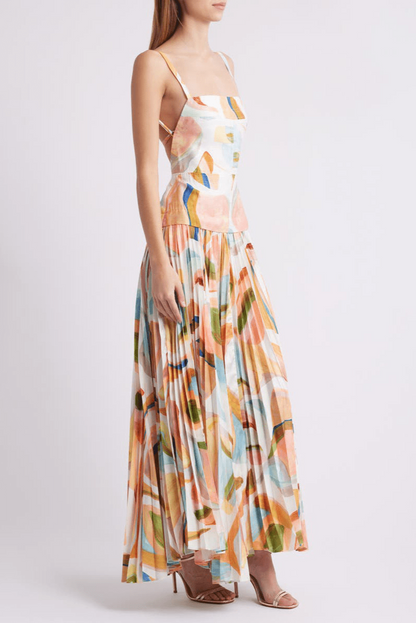 Brushstroke Muse Maxi Dress - TheBohoBloom