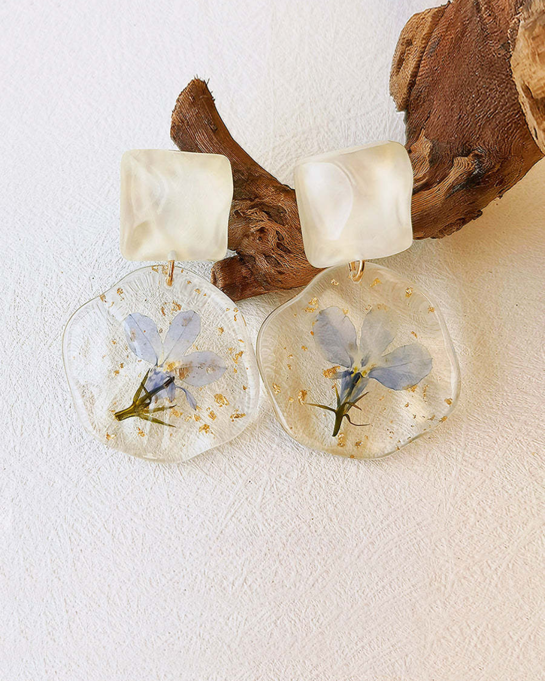 Dewkissed Blossom Stud Earrings