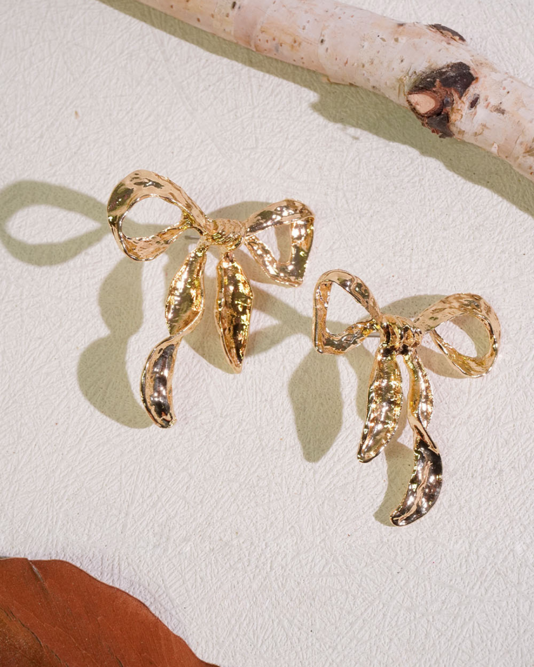 Pendientes Retro con Lazo Femme Poise
