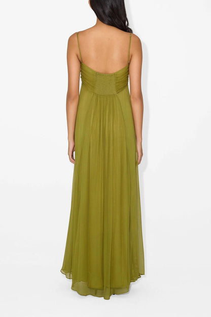 Flou Olive Morea Maxi Dress