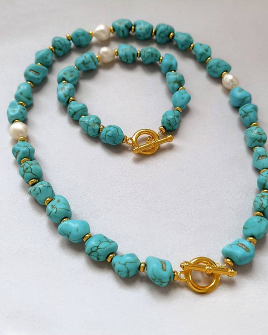 Collar y Pulsera Raw Earth & Sea