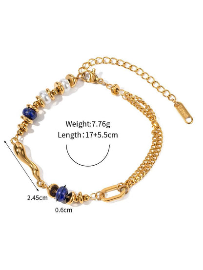 Pearl Metal Bracelet