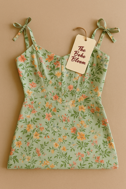 Sunday Bloom Reverie Midi Dress