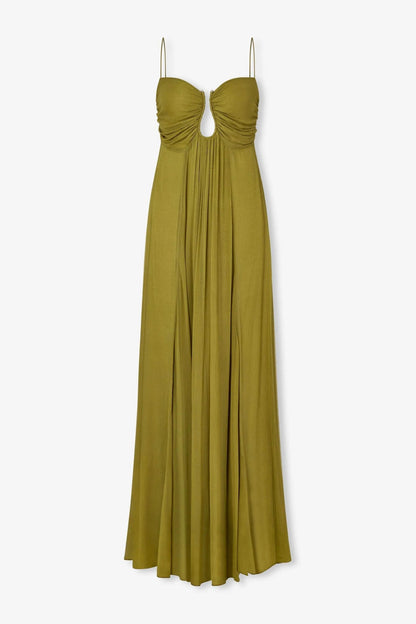 Flou Olive Morea Maxi Dress