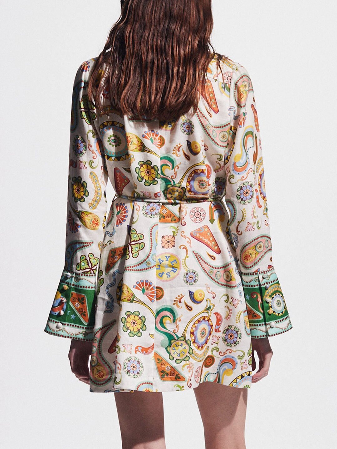 Paisley Carnival Mini Dress - TheBohoBloom