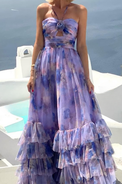 Vestido largo Gardenfall de Mytharia