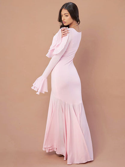 Poise Pleated Maxi Dress