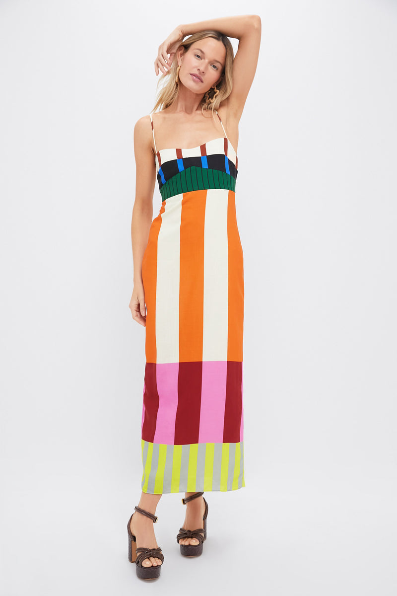 Geo Chic Paloma Maxi Dress