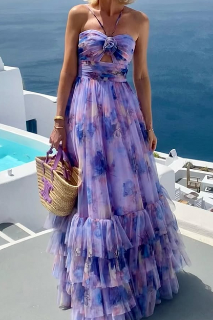 Vestido largo Gardenfall de Mytharia