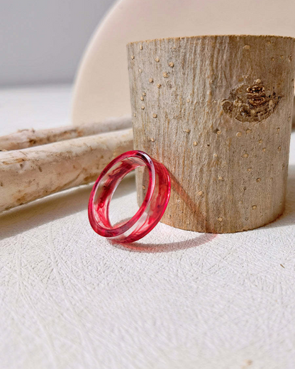 Oceanfire Minimalist Ring