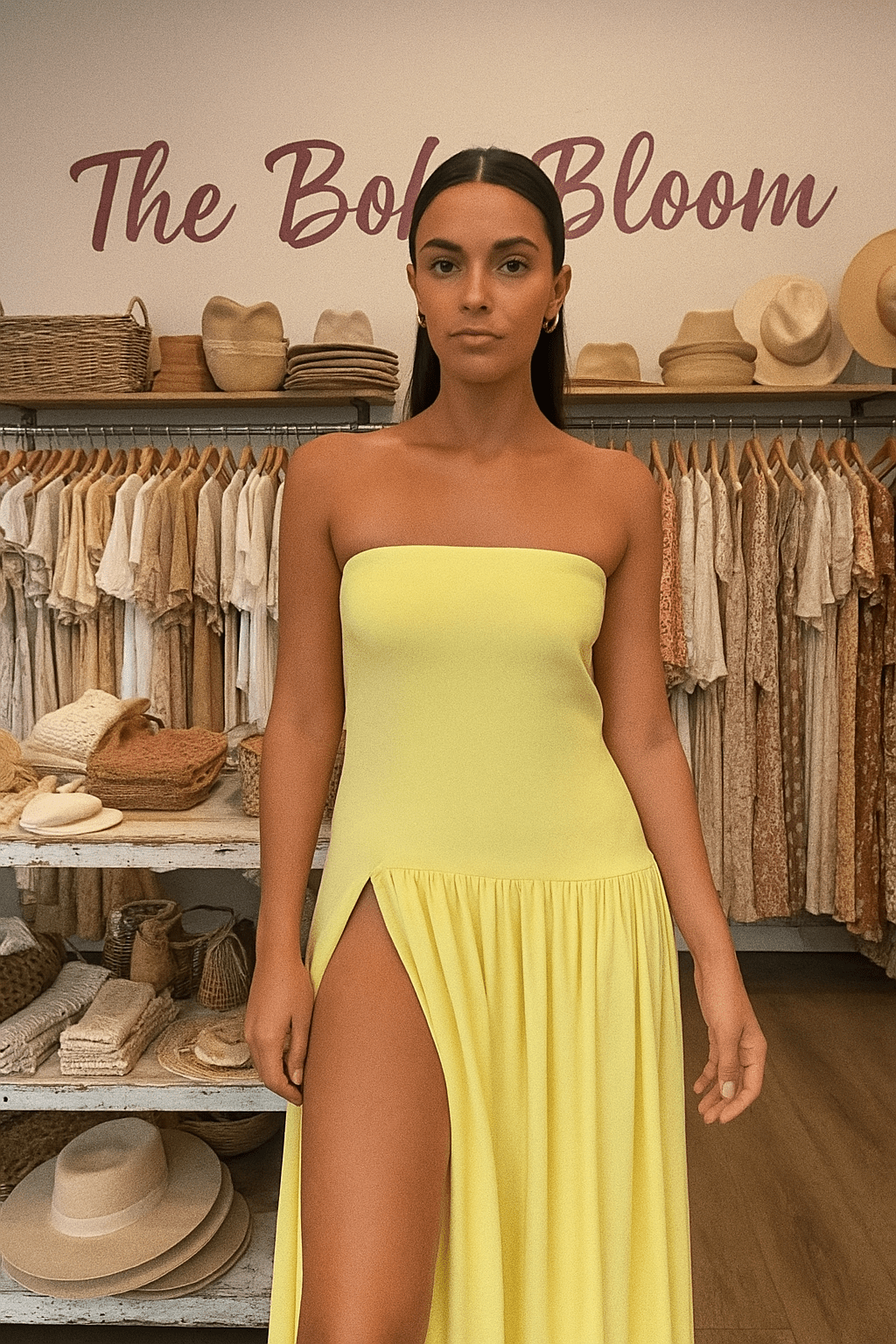 Timeless Allure Strapless Maxi Dress - TheBohoBloom