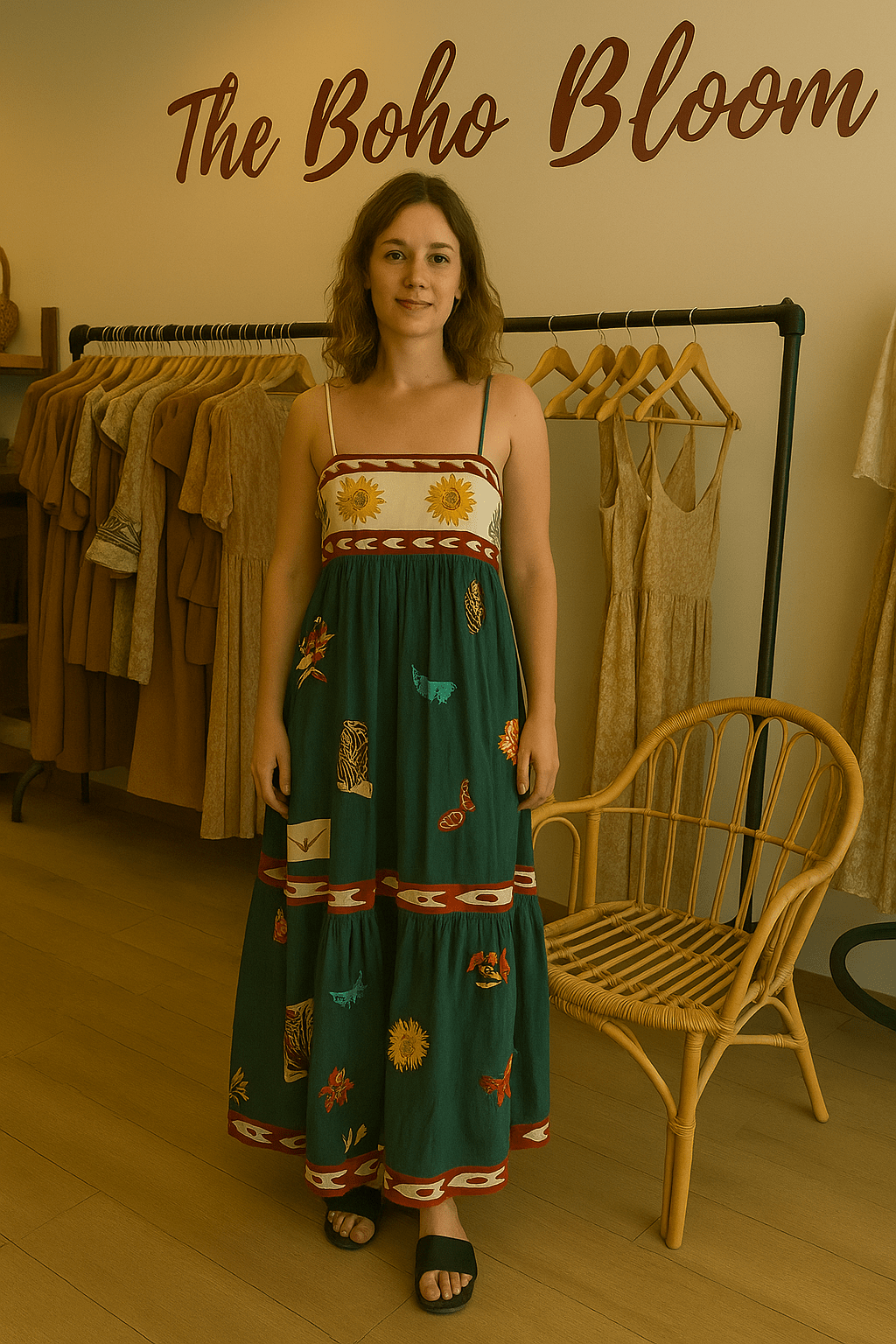 Sun & Bloom Maxi Dress - TheBohoBloom