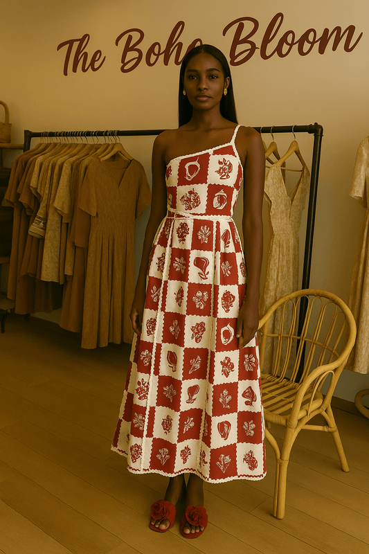 Alhambra Blossom Printed Maxi Dress - TheBohoBloom