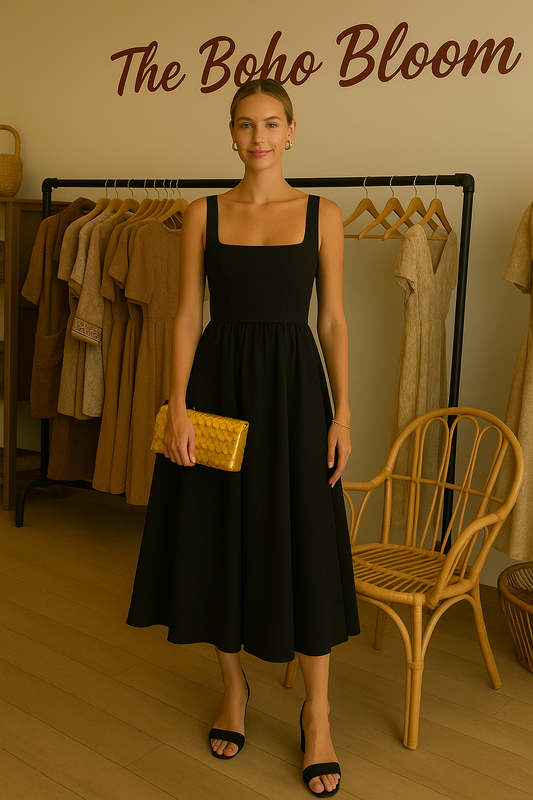 Vestido Maxi Elegante de Caída Divina