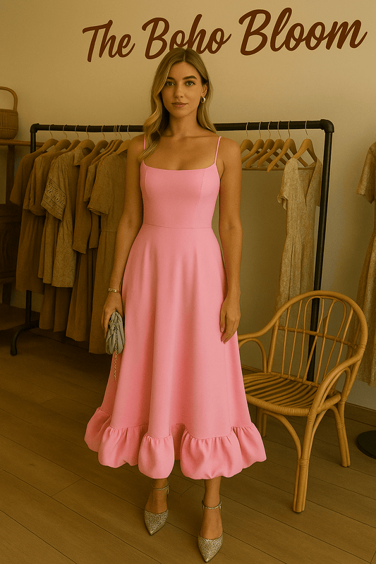 Dream Date Flounce Maxi Dress - TheBohoBloom