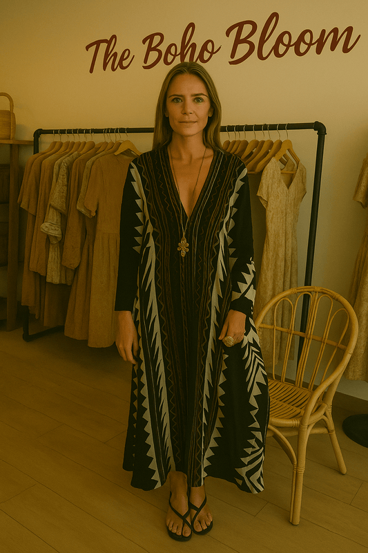 Sahara Nights Maxi Dress - TheBohoBloom