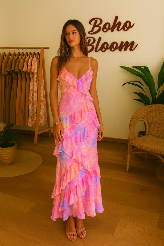 Melody of the Tide Maxi Dress
