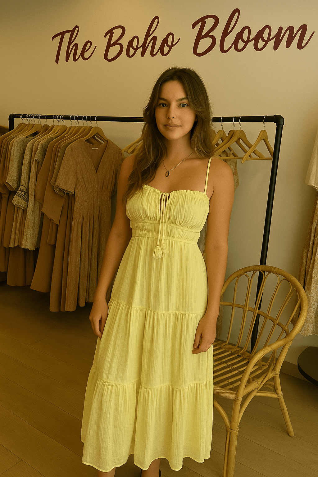 Mellow Sunshine Maxi Dress - TheBohoBloom