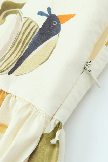 Whimsy Skyfall Printed Mini Dress