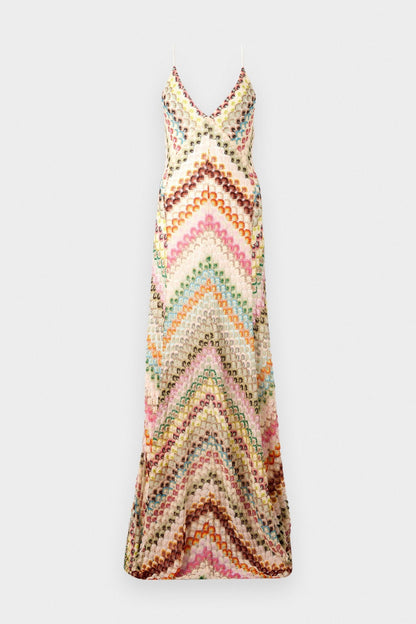Rainbow Mesa Boho Maxi Dress