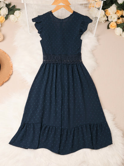 Indigo Charm Mini Dress