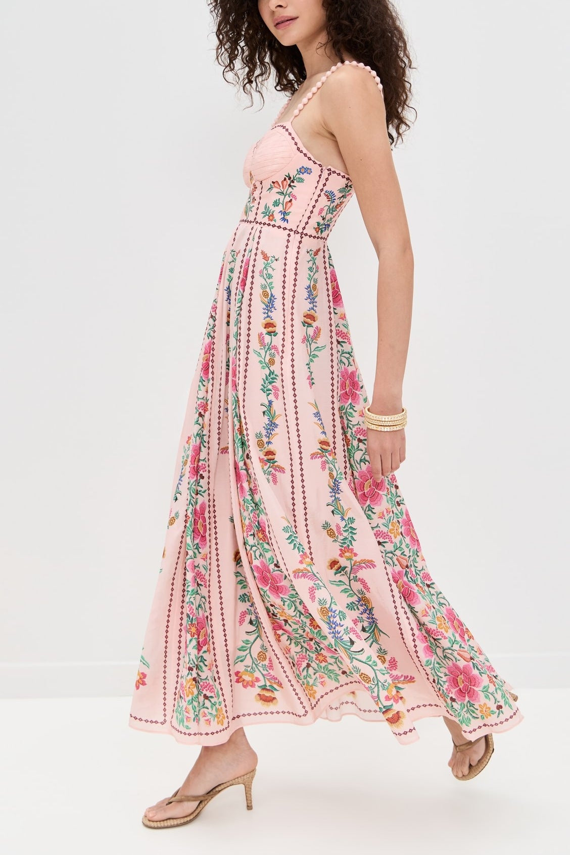 La Vie en Rose Cascade Maxi Dress