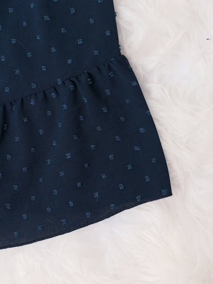 Indigo Charm Mini Dress