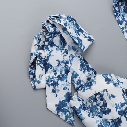 Hydrangea Kiss Mini Dress