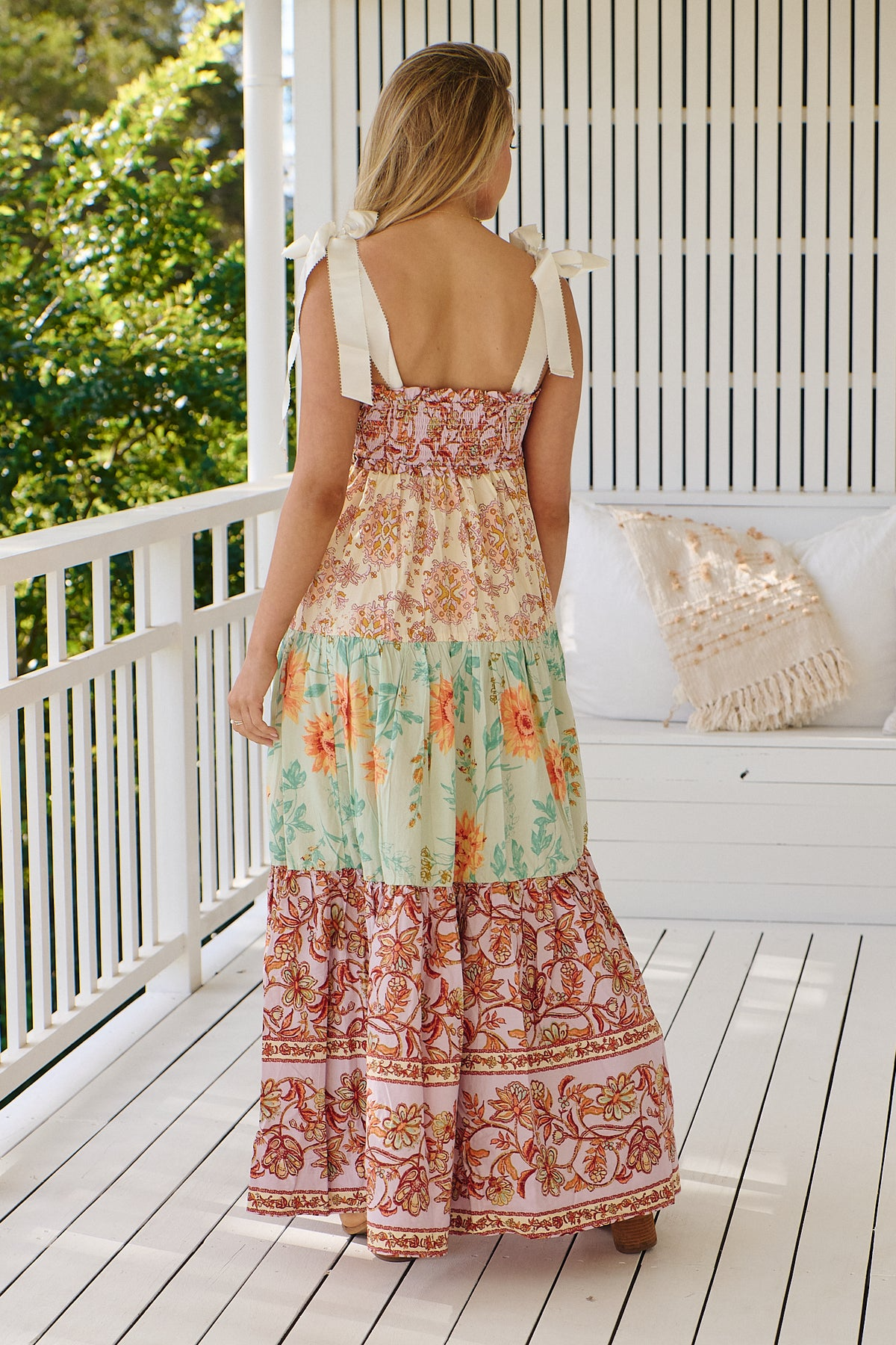 Odessa Charm Panel Maxikleid