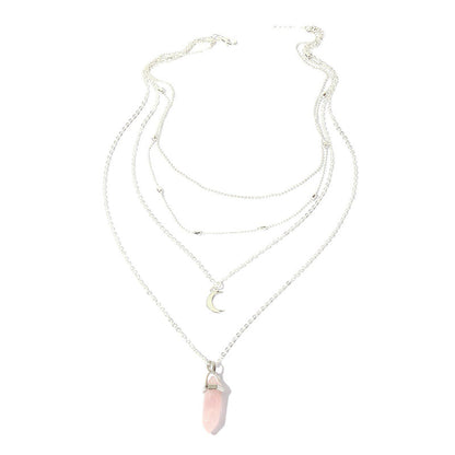 Crystal Quartz Healing Pendant Necklace