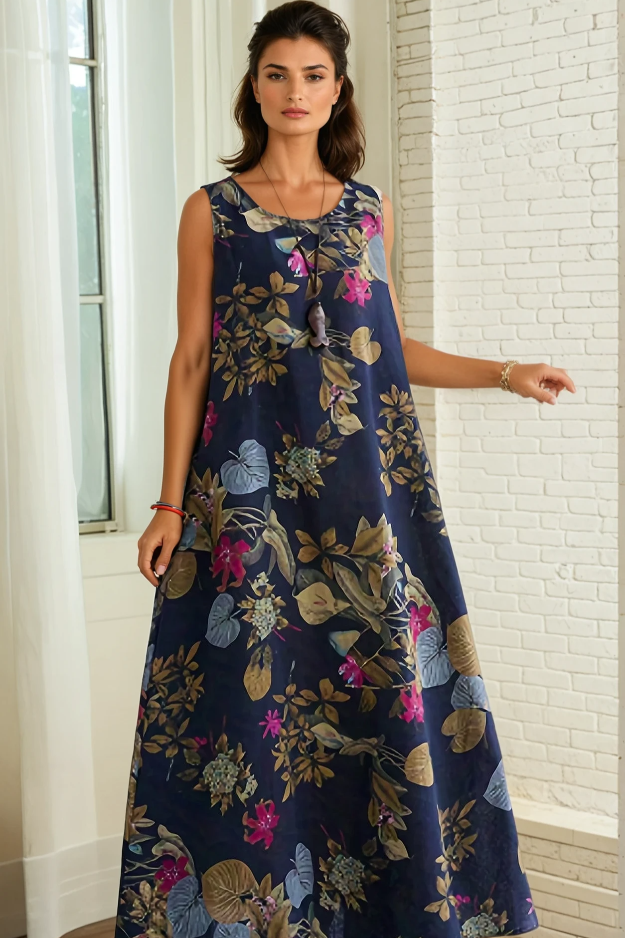 Quiet Flora Drift Maxi Dress